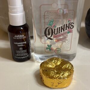 100% Pure Cactus Water tonic with Aveda tonic & shower steamer